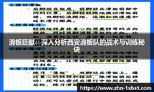 滑板巨献:深入分析西安滑板队的战术与训练秘诀